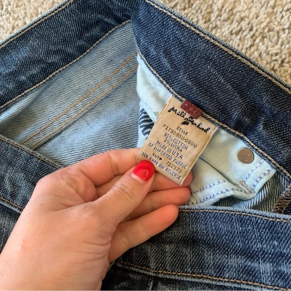 7 For All Mankind Roxanne Slim Straight Jeans Size 27 - Picture 6 of 9